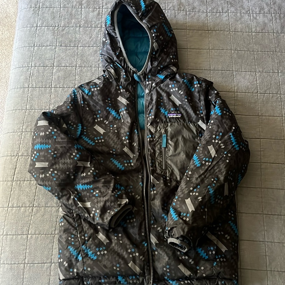 Patagonia Reversible Nano puffer w/ hood